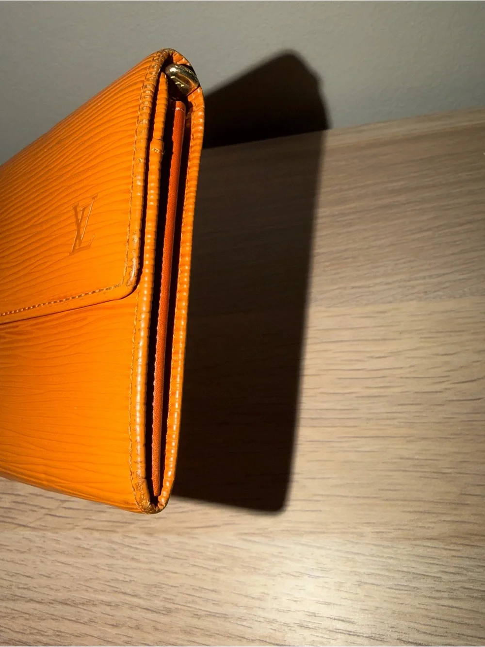 Brown Louis Vuitton Epi Wallet